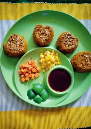 A picture of Oats veg muffins.