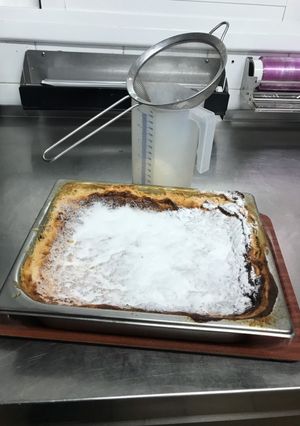Una foto de Puding de bolleria