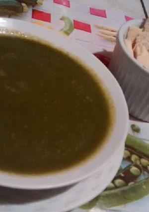 Una foto de Crema de acelga