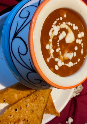 A picture of Totamo soup.