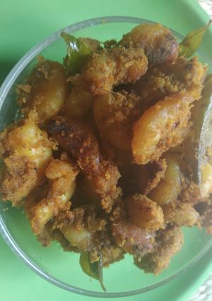 A picture of Prawn chukka.