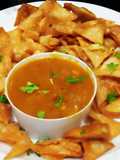 چھاپڑی والے سموسے /چٹنی والے سموسے /کھٹے سموسے / One bite samosa