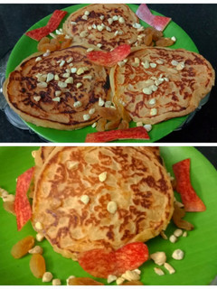 ஆப்பிள் பான் கேக் (Apple pancake recipe in tamil) செய்முறை முக்கிய புகைப்படம்