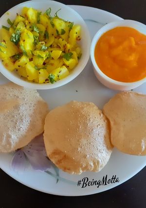 A picture of Puri- Bhaji.