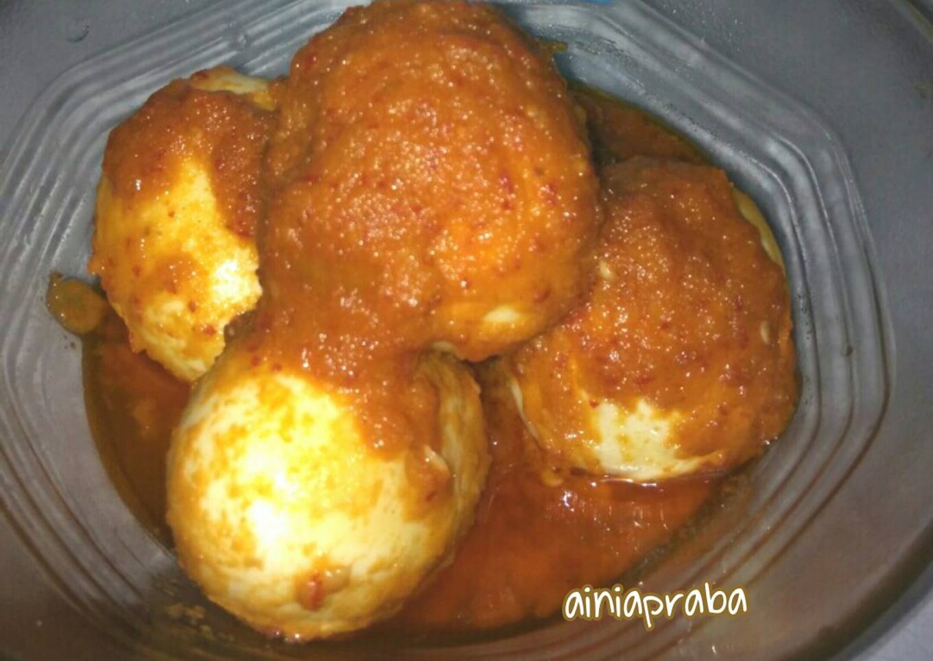 Resep Balado Telur, Menggugah Selera
