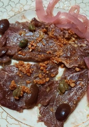 Una foto de Carpaccio de lomo (FIT)