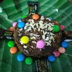 Parle G biscuit cake A picture of Parle G biscuit cake.