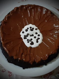 Una foto de Brownie de chocolate