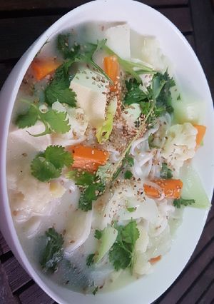 Une photo de Bouillon thaï