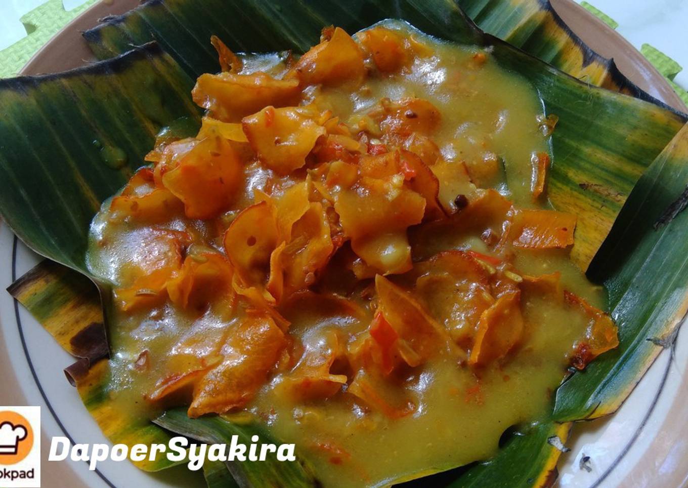 Keripik kuah sate padang