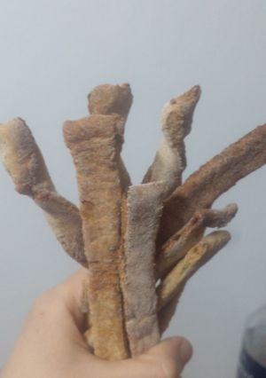 Una foto de Grisines caseros facilísimos! sabor fugazza