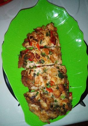 Foto resep Telor dadar tahu