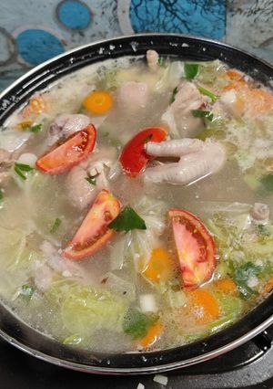 Foto resep Sop Ayam Ceker bumbu simple