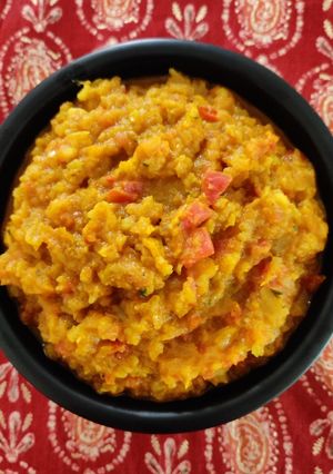 A picture of Bottle gourd bhaji.