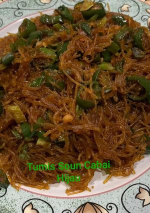 Foto resep Tumis Soun Cabai Hijau