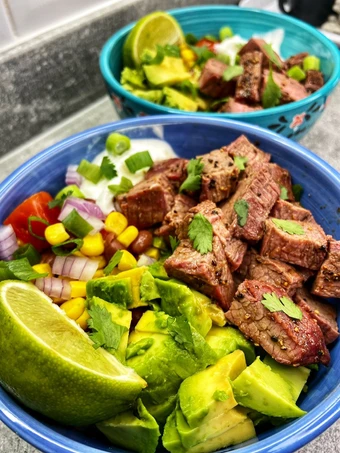 Easy Way Make Recipe Chicken/Steak burrito bowls (Chipotle bowls) that is  Makes Drooling, Delicious}
