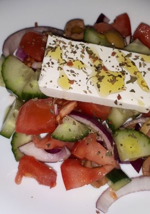 Görög saláta recept fotója