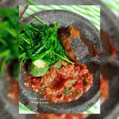 รูปของ Sambal Terong Bulat Penyet