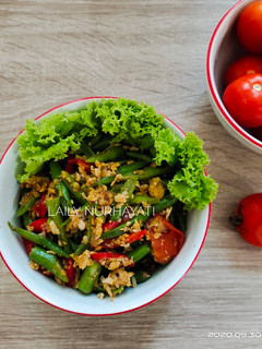 Foto resep Tumis buncis orak arik telur #week21