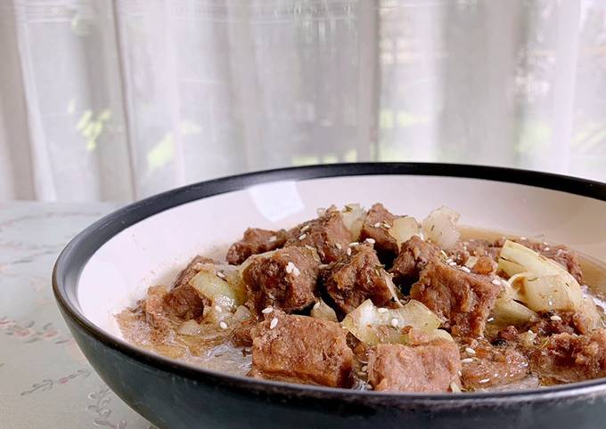 Beef Saikoro masak Bistik