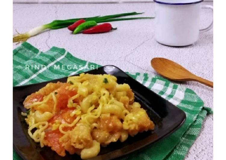 Resep 280. Seblak Krupuk Mie Makaroni yang Bikin Ngiler