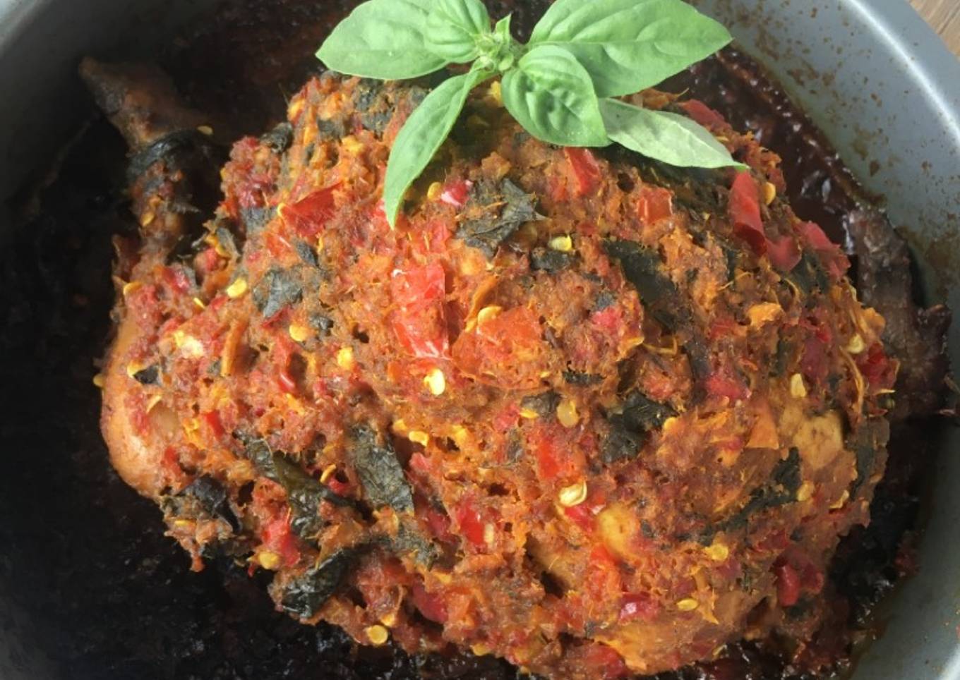 Ayam betutu panggang ala fe (Versi oven)