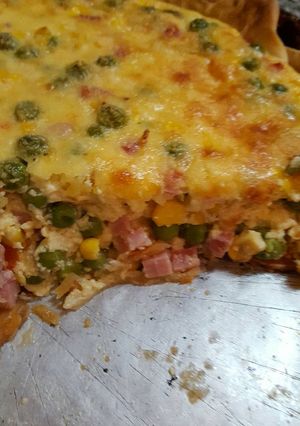 Una foto de Quiche de jamón