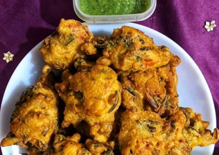 Onion,Spring Onion Bhaji