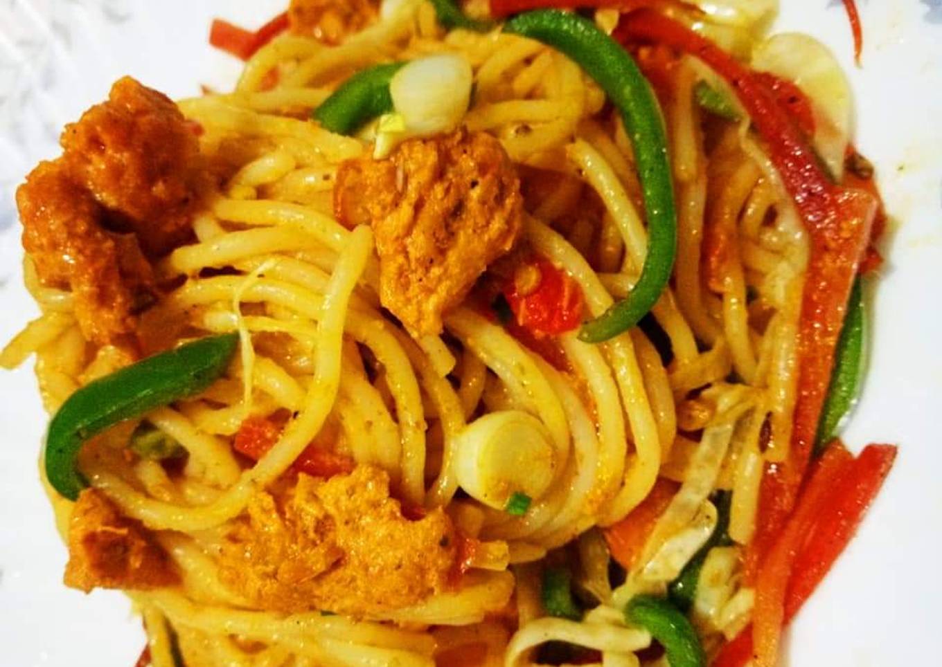 Chicken Tikka chowmein