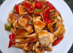 Foto resep Cumi Saus Padang ala Jimbaran
