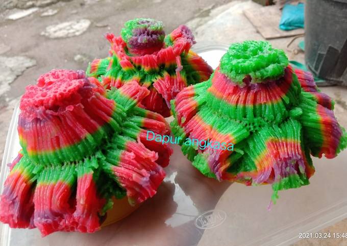 Cara Gampang Menyiapkan Bikang mawar full terigu Anti Gagal