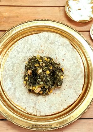 A picture of Gongura leaves Sabji.