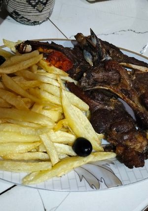 صورة لوصفة أضلع الخروف مشوية فالفرن