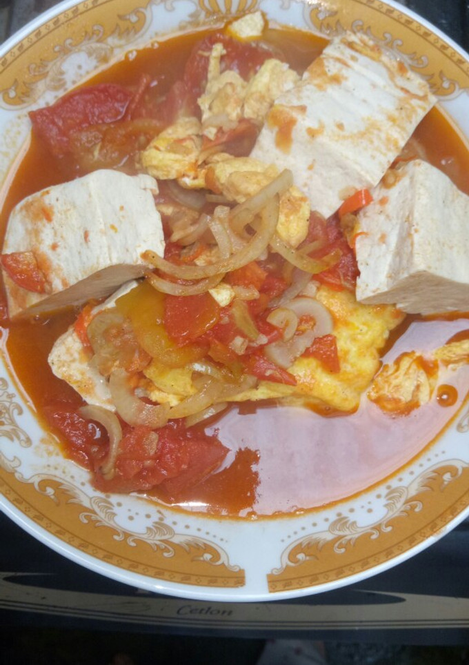 Foto resep Tumis Tahu Telur Tomat#MenuDiet