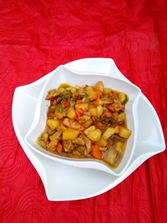 Mixed Vegetables soup ainihin hoton girkin