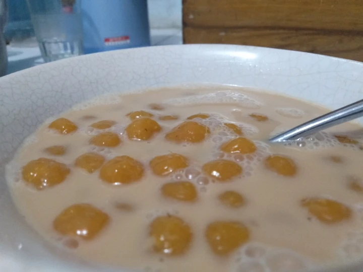 Langkah Gampang Menyiapkan Resep Candil Ubi Kuah Santan Gula Aren yang  Bikin Ketagihan Anti Ribet, Uenak Banget