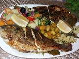 سمك الدوراد 🐟🐟🐟 مع الخضر