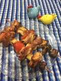 Brochetas mixtas (pollo-cerdo)