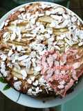 Torta integrale con mele e mandorle e amaretti😋