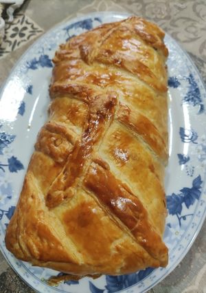Una foto de Solomillo con hojaldre al horno