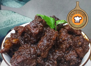 Gambar Daging Masak Hitam