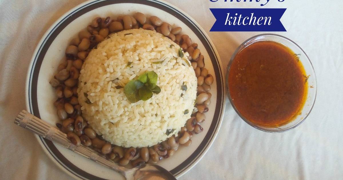 Moringa white rice and stew Recipe by Ummy Alqaly Cookpad