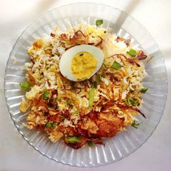 A picture of Kache Gosht Ki Biryani Hyderabadi Biryani.