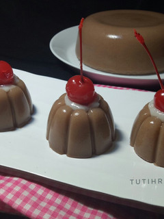 Foto resep Puding roti coklat