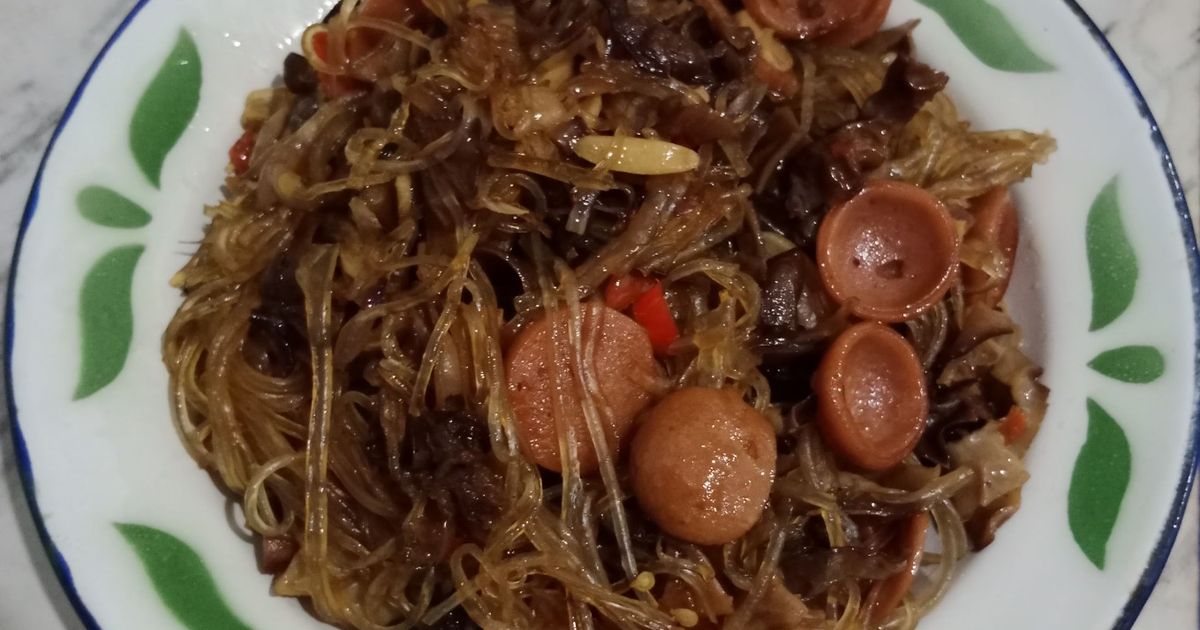 Tumis Soun Jamur Kuping + Sosis
