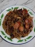 Tumis Soun Jamur Kuping + Sosis