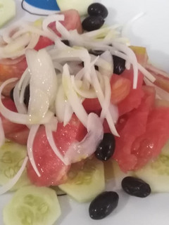 Una foto de Ensalada de tomate valenciana