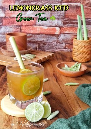 Foto resep Lemongrass Iced Green Tea ☘️