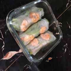 Lumpia Bening ala Vietnam (Vietnamese Spring Rolls) Isi Chicken Finger dan Udang রেসিপির প্রধান ছবি