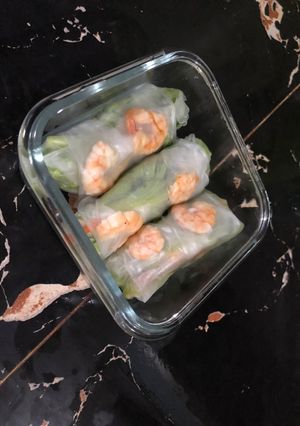 Foto resep Lumpia Bening ala Vietnam (Vietnamese Spring Rolls) Isi Chicken Finger dan Udang